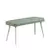 Hanah Home Set Trpezarijski sto i 2 klupe Santiago 0400, Zeleni