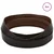 Vidaxl Usnjeni trak Temno rjava 500 x 3,5 cm Usnje