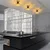 Opviq Zidna lampa Benek-15-14384, 15x15x18cm, IP20, Zlatna boje