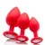 Ouch! Regular Diamond Butt Plug Red
