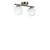 Conceptum Hypnose Luster Can, 36 cm , Srebrne boje