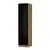 Hanah Home Garderober Minar Kale-8727, 45x210x52 cm, Orah-crni