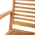 Stolica 2 Komad Smeđa 65 x 60 x 76,5 cm Čvrsto teak drvo
