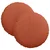 Jastučići za sjedenje 2 pcs Crvena narančasta O30 x 13 cm