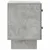 Noćni ormar s ladicama 2 pcs Betonska siva 43 x 34,5 x 47,5 cm