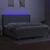 Vidaxl Box spring postelja z vzmetnico LED sv. siva 200x200 cm blago
