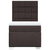 vidaXL vidaXL Box spring postelja z vzmetnico temno rjava 100x200 cm blago, (21291525)