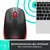LOGITECH M190 Full-Size Wireless crveni miš
