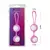 Vaginalne kuglice Geisha Balls, 17.7cm, Roze