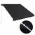 Tenda na ručno uvlačenje s LED svjetlima 350 x 250 cm antracit