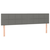 vidaXL Box spring postelja z vzmetnico temno siva 160x200 cm blago