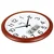 Compas Zidni sat 3128Y, 38 cm, Braon