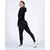 Soft Motion Zip Jopa Mogočno Črna - M