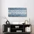 Slika mornarske spirale v modrem - 140x70