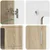Set TV komoda FLORIN 3 pcs Sonoma hrast Konstruirano drvo