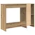 Stol Artisan hrast 102,5x35x75 cm konstruirano drvo