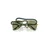 Otroška sončna očala Ray-Ban JUNIOR AVIATOR zelena barva, 0RJ9506S
