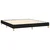 vidaXL Box spring postelja z vzmetnico črna 160x200 cm blago