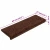 Prostirke za stepenice 15 kom 65x21x4 cm smeđe pravokutne rubove