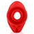Oxballs GLOWHOLE-2 Hollow Buttplug with Led Insert Red Morph Large