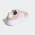 Adidas Ženske patike Grand Court Platform Suede, Svetloroze