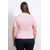 Trendyol Curve Ženska bluza Tbbss26Af00018, Roze