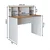 Hanah Home 2636 radni sto 100 × 105,8 × 55 cm, atlantski bor / bela