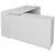 Vidaxl Jedilna miza 140x80x75 cm bela