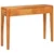Vidaxl Konzolna miza Rjava 110 x 30 x 80 cm Masiven les akacije