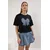 Trendyol Milla Ženska majica TWOSS25TS00132, Crna