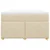 Vidaxl Box spring postelja z vzmetnico krem 120x190 cm blago