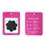 SuperLove Flower Nipple Covers Black