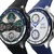 DTNO.1 Smart sat DT Watch X, Plavi (plava silikonska i crna kožna narukvica)
