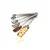 6-pcs measuring spoon set, stainless steel - MasterClass