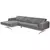 DIETER KNOLL ugoana garnitura Borgo, siva
