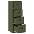 Kabinet za datoteke Maslinasto zelena 45,5 x 42 x 139 cm