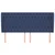 shumee vidaXL Vzglavje z ušesi modro 203x23x118/128 cm blago
