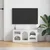 TV ormar Visoki sjaj bijela 80 x 35 x 40 cm Konstruirano drvo