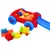 slomart Set kock v vozičku LEAN TOYS - modro-rdeč