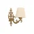 Opviq Zidna lampa Claire, 15x10x13cm, IP20, Krem-zlatna boje