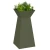 Stup saksija 2 pcs Maslinasta 35 x 35 x 73 cm