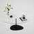 Hanah Home Klub sto Porto, 90x40x60 cm, Crni