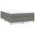 Vidaxl Box spring posteljni z vzmetnico temno siv 140x190 cm blago