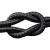 DUDAO Kabel z opletom L3ST USB-A - USB-C 5A 1,2 m - črn