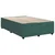 vidaXL Postelja boxspring z vzmetnico Temno zelena 120 x 200 cm Žamet