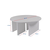 Hanah Home Klub sto Moira, O90x41cm, Beli