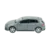 shumee WELLY VW VOLKSWAGEN GOLF 8 GTI SIVA 1:34 43823