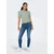ONLY Majica IBEN  zelena / bela
