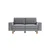 Atelier del Sofa Dvosed Sparrow 2, Svetlosiva