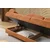 Atelier del Sofa Trosed na razvlačenje Aries, 230 x 85 x 93 cm, Crveni